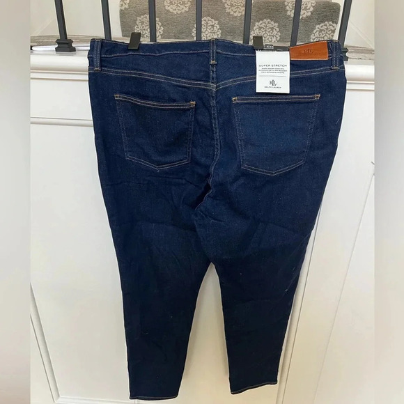 NWT Ralph Lauren High Rise Skinny Ankle Jeans 18 - Picture 7 of 7